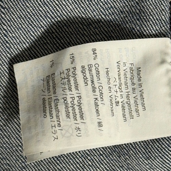 GapKids Plaid Sundress and Crewcuts Denim Jacket Set Girls Size 6-7 Blue Green - Picture 7 of 7